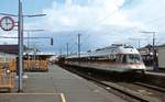 Baureihe 403 (das Original !) am 25.5.1979 als ICt  Hermes  Mnchen - Bremen in Hannover Hbf.