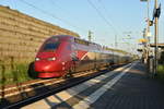 Umleiter Thalys 4302 durch Allerheiligen, wegen der Bauarbeiten in Köln Hbf fahren die Züge über Neuss nach Aachen ohne Halt in Köln.