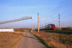 Thalys-Garnitur 4322 // Aufgenommen zwischen Horrem und Düren. // 16. November 2011