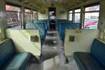 Am 25.10 hatten die Köln Bonner Eisenbahn Freunde ihr 40 jähriges Jubiläum. Ausgestellt war auch das Prachtstück ihrer Sammlung. Der Silberpfeil der ehemaligen KBE. Hier ein Blick auf den Innenraum des ET201 Baujahr 1960. Die Silberpfeile waren für ihre Zeit sehr modern.

Wesseling 25.10.2022