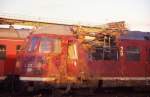 Das Ende der Legende: im Mülheimer Hafen wurden die 1986 ausgemusterten Züge der Baureihe 456 zerlegt.