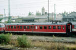 Triebkopf 456 401 am 01.11.1985 im Bw. Heidelberg.