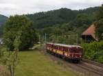  Roter Heuler  465 005 der SVG am 1. August 2010 bei Gutach.