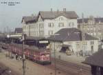 ET 65 in Ludwigsburg, im Hintergrund das alte Bahnhofsgebude.