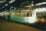 Der Gläserne Zug 491 001 war im Kölner Hauptbahnhof ein seltsener Gast. Im Sommer 1975 stattete er dort einen seiner wenigen Besuche ab.