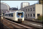 Hamburg HBF am 8.11.1998: 472021 als S 3 nach Neugraben