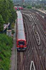 Blick auf einen Vollzug der Br 474 in Hamburg Altona.