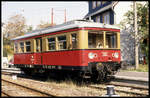 TW 479201 am 9.10.1992 im Bahnhof Lichtenhain.