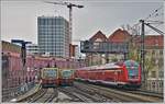 S7 nach Potsdan Hbf, S9 nach Berlin Schönefeld und RE1 nach Frankfurt (Oder) östlich von Berlin Alexanderplatz.