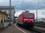 Tag 7: 143 158-4 erreicht mit einem RE von Frankfurt (Main) nach Koblenz den Bahnhof Rüdesheim (Rhein) auf Gleis 1.