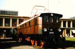 E 52, hergerichtet als bayerische EP 5 am 25. Mai 1979 auf der Ausstellung  100 Jahre elektrische Eisenbahn  im AW Freimann.