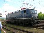 E41 001 aus Koblenz Ltzel zeigt sich an diesem tage ca 1600 Besuchern.