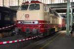 Auch 217 001-7 fand den Weg zum Jubil�um des Wagenwerks am 31.05.2008 in Pasing.