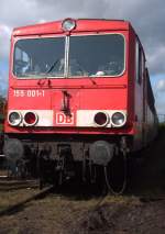 5 Eisenbahnfest Berlin -Sch�neweide 03.10.2008.- 155 001-1