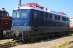 Fahrzeugparade in N�rdlingen zum 40-J�hrigen: E 10 005 im Lokportrait.