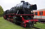 Auch sie fand nach ihrer Rundfahrt von Augsburg �ber Buchloe und Kaufering zur�ck nach Augsburg den Weg in den Bahnpark: 41 018 nach vollbrachter  Sonntagsarbeit .