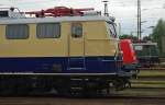 Drei alte Damen im „Nasenvergleich“: E10 1239, 115 152-1 und E40 128. Aufgenommen am 19.09.2010 in Osnabrck.