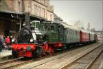 Die 1914 gebaute Dampflok Waldbr�l pendelte zwischen Bahnhof und BW.