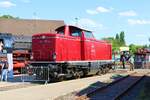 DB Museum 212 062-4 am 03.06.23 beim Lokschuppenfest in Bahnbetriebswerk Hanau