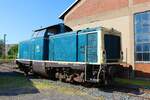 DB Museum 212 001-2 am 03.06.23 beim Lokschuppenfest in Bahnbetriebswerk Hanau