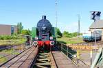 Polnische Tkt 48 am 03.06.23 beim Lokschuppenfest in Bahnbetriebswerk Hanau
