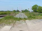 Reste von einem alten Gleis, am 21.05.2017 in Kölleda.