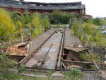 Die frühere Drehscheibe im Bw Bayerischer Bahnhof Leipzig, am 09.10.2019.