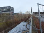 Ein Teil der Gleisanlagen vom früheren S-Bahnhof München Olympiastadion, am 13.02.2020.