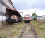 Abstellgruppe der ARCO am Zementwerk Karsdorf; 08.09.2007