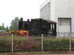 DR 310 822-2 als Denkmallok am 17.01.2017 bei Scholz Recycling in Erfurt.