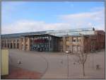 Fortsetzung der Historie der Gttinger Lokhalle: Auf diesem Bild vom 07.03.2003 sieht man die lngst fertig renovierte Lokhalle.