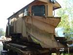 Ein Schmarlspurschneepflug der Reichsbahn im Technikmuseum Pnitz bei Ribnitz-Damgarten.(2008)