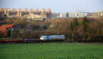 Ein Blick auf einen Güterzug aus Antwerpen-Noord(B) nach Köln-Gremberg(D).