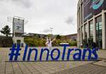 #Innotrans 

Bolt präsentiert sich stolz vor dem Schriftzug der Innotrans 2024. 

Berlin 25.09.2024