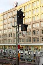 Der „Signalmechaniker“ der Berliner S-Bahn am 27.02.2016 in Berlin Alexanderplatz.