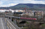 Noch fahren die Züge über die alte Neckarbrücke -     ...