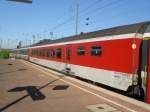 Der Speisewagen vom EuroCity 101 nach Chur in Dortmund Hbf.