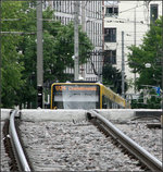 Eine neue Liniennummer tritt auf -    Der Abschnitt Hölderlinplatz - Charlottenplatz der vorübergehend zweigeteilten Linie U4 trägt die neue Liniennummer U24.