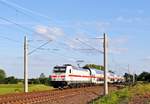 DB Fernverkehr 146 572 mit IC(2) 2034 Leipzig Hbf - Norddeich Mole (Wahnebergen, 14.06.17).