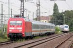 DB 101 001-6 mit einem IC Umleiter nach Düsseldorf Hbf.