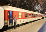 Im Nachtzug aus Prag D-DB 61 80 59-90 014-1 Bvcmbz 249.1 im Leipzig Hbf 17.06.2011