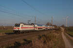 146 561-6 als IC 2444 nach Wuppertal in Niederndodeleben. Fotografiert am 27.03.2022