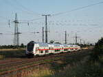 IC 1957, geschoben von 147 568 mit Tz 4895, fährt von Frankfurt(Main)Hbf nach Leipzig Hbf durch Großkorbetha.

Großkorbetha, der 15.06.2022