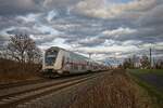 IC2-Garnitur 4885 mit 147 559 als IC 2323 nach Frankfurt in Nordbögge (07.01.2023)