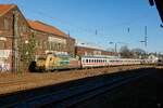 101 088-3  Dampfbahn-Route Sachsen  mit IC2044 in Wuppertal Unterbarmen, am 08.02.2023.