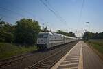 101 057-8  Bahn für Europa  zieht Intercity 2157 nach Gera durch Nordbögge (10.06.2023)