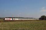 1116 264 (Rotkreuz) mit IC 2082 bei Hattenhofen (06.10.2007)