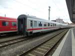 Abgestellte IC-Wagen im Nrnberger Hbf, 23.Juni 2013.