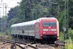 101 001-6 mit IC 2408 nach Westerland(Sylt) bei der Einfahrt in Recklinghausen 4.8.2013