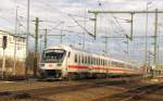 IC 2356  Arkona  von Stralsund Hbf nach Frankfurt (M) Flughafen Fernbf, am 07.02.2014 bei der Ausfahrt in Weimar.